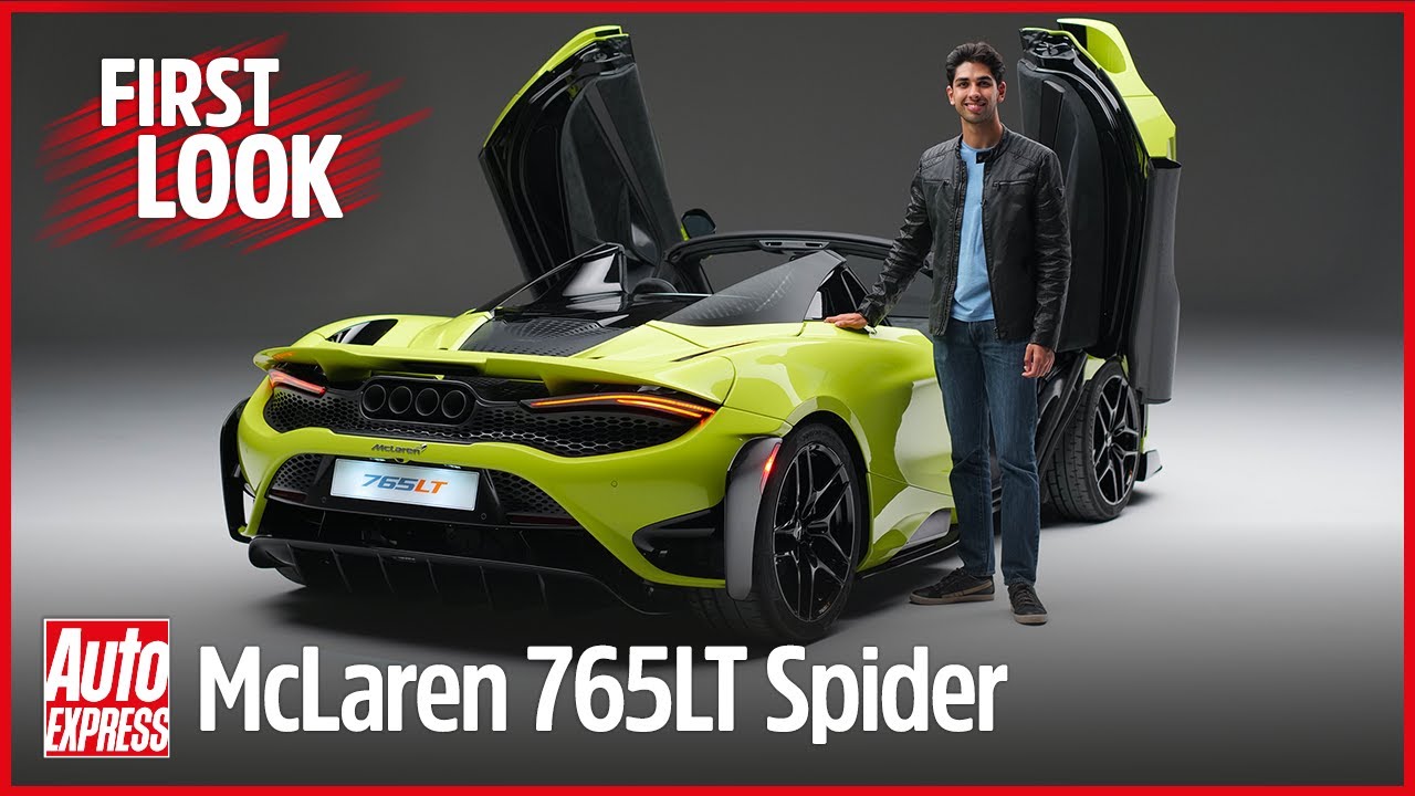 NEW McLaren 765LT Spider first look: McLaren's most powerful convertible ever - Auto Express