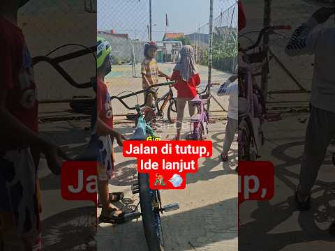 Jalan ditutup, Ide lanjut🚴💨#shorts#shortvideo#sepeda#ahsan