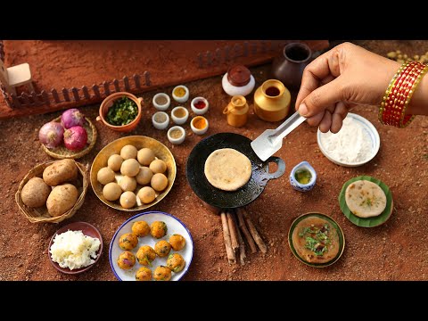 Aloo Paratha | Aloo Paratha Recipe | Miniature Aloo Paratha | Dhaba Style Paratha | The Tiny Foods