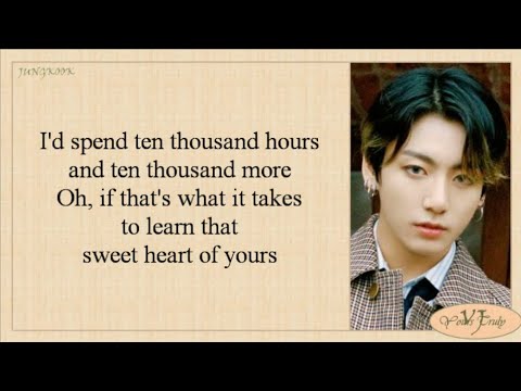 Jungkook (BTS 방탄소년단) - 10000 Hours (Full Cover) Lyrics