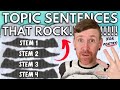 Crafting Effective Poetry Topic Sentences