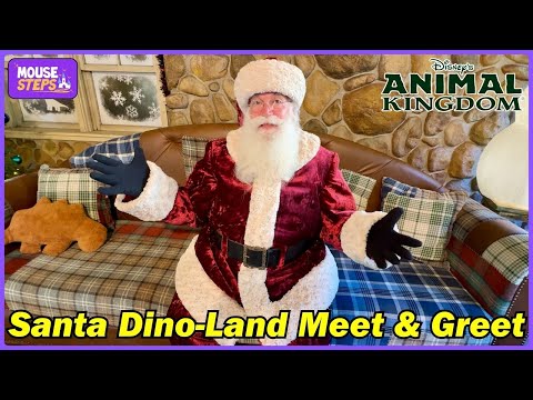 Santa Claus DinoLand U.S.A. Meet & Greet - Disney’s Animal Kingdom 2024 - Walt Disney World Holidays