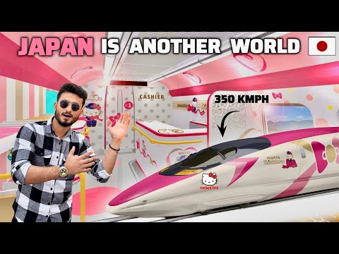 World's Cutest Bullet Train in Japan 🇯🇵🎀