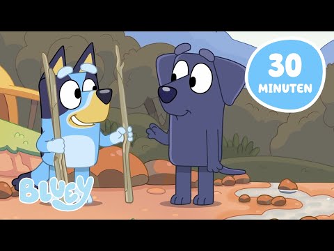 30 MINUTEN Lang Lustige Zeltspiele mit Bluey + mehr ✨ 🏕️ | Bluey - Deutsch Offizieller Kanal