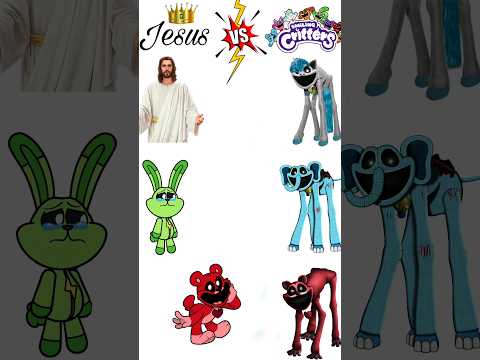 God Team VS Monster Smiling Critters Team #shorts #god #smilingcritters