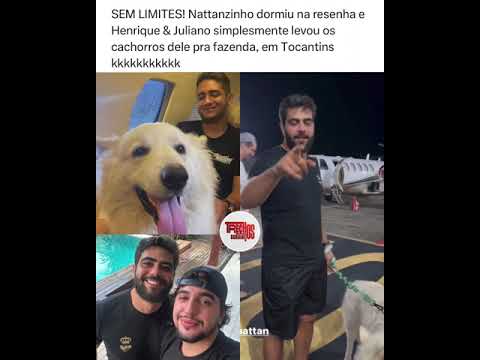 Henrique & Juliano levam cachorros de Nattanzinho para casa