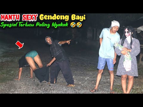 Hantu Sexy Gendong Bayi || Kompilasi Prank Paling Lucu || Scary Ghost Prank