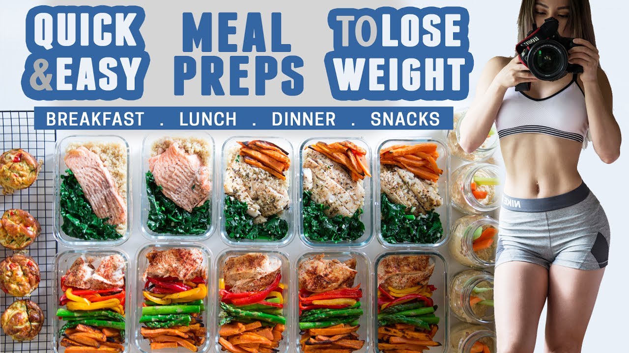 How I Meal Prep Quick & Easy Healthy Recipes To Lose Weight