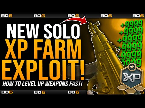 Black Ops 6 - INSANE SOLO XP FARM - Level Up FAST / WEAPONS / CAMOS / MAX PRESTIGE - Zombie Pile Up