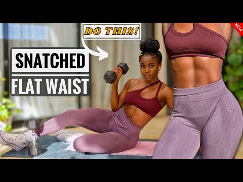 STONG CORE & SNATCHED WAIST | 10 MIN Intense Weighted Abs Workout You Need