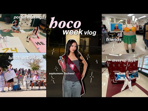 HOMECOMING WEEK VLOG⭐️ || homecoming candidate, activities, leadership set up + more!