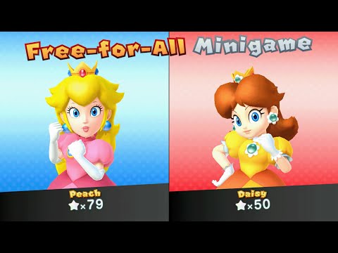 Mario Party 10 - Peach vs Daisy - Whimsical Waters