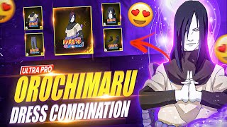 orochimaru bundle ultra pro dress Combination || No top Up Dress Combination || Mad Hyper gaming