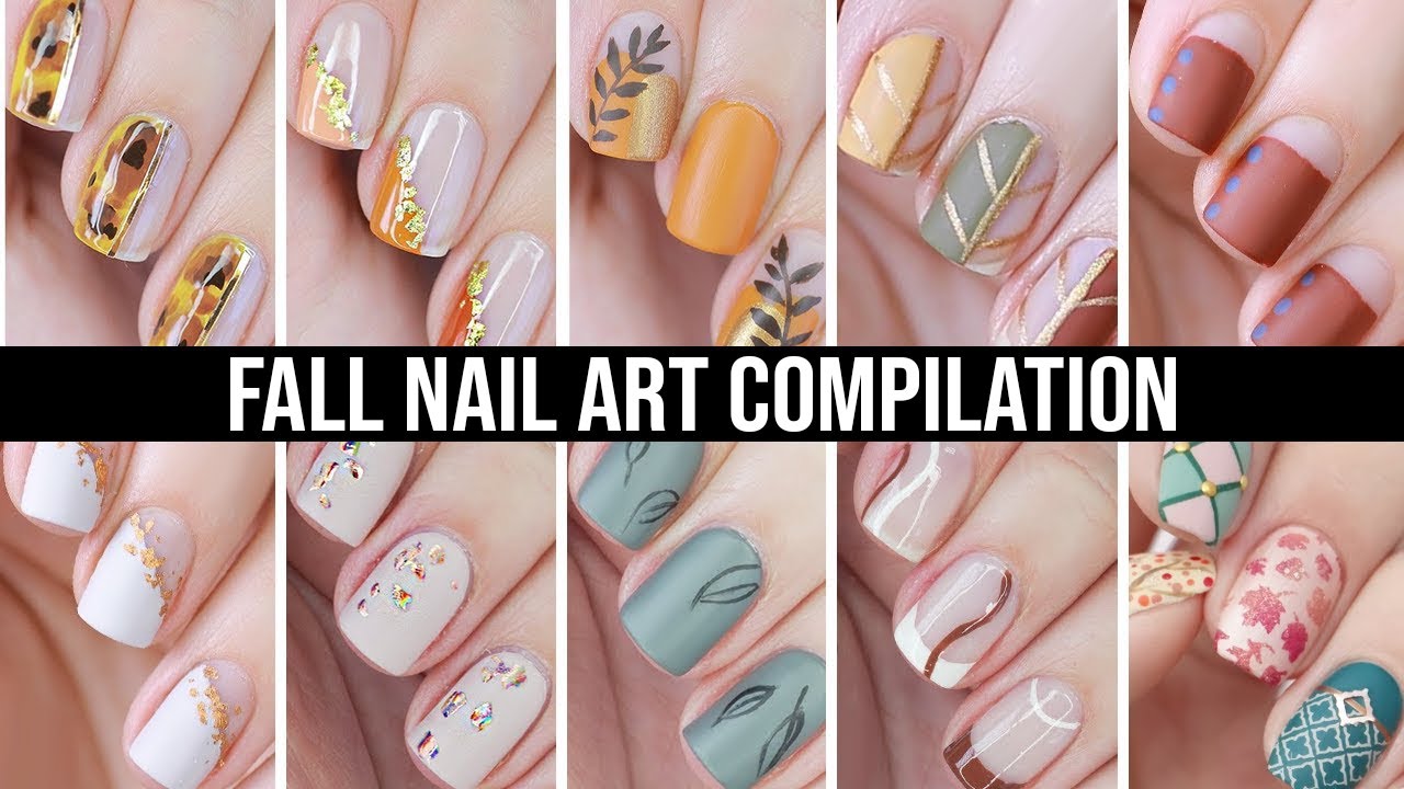 FALL NAIL ART DESIGNS  Cozy & Easy Nail Art Compilation