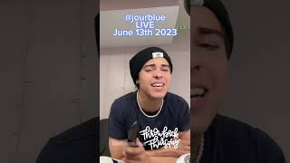 ​🎞️ The Early Archives: Jourdan Blue Live Snippet (June 13, 2023) #jourblue #singing 