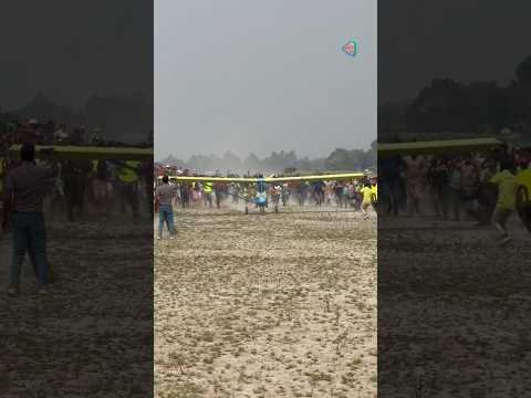 কৃষকের ছেলে জুলহাসের বিমান আবারো আকাশে উড়লো হাজারো জনতার সামনে। #মানিকগঞ্জের_ছেলে_জুলহাসের_বিমান