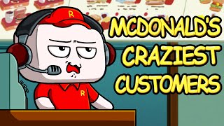 Working at McDonald's: The Bad, The Bizarre, and The Weird Customers! (Animation)