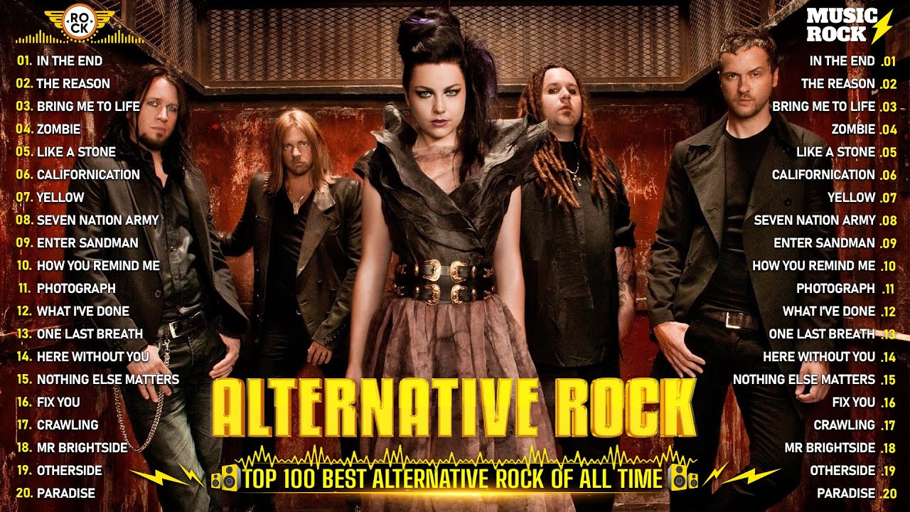 Alternative Rock 90’s 🔥🔥 Nirvana, Linkin park, 3 Doors Down, Creed, Evanescence