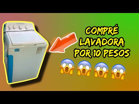 Compré lavadora usada por $250