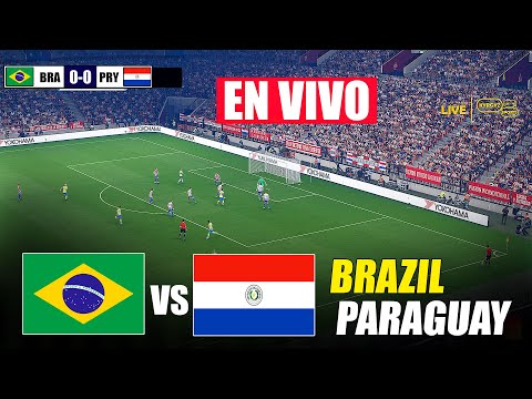 EN VIVO: Brasil vs Paraguay | Simulación de eFootball PES 21