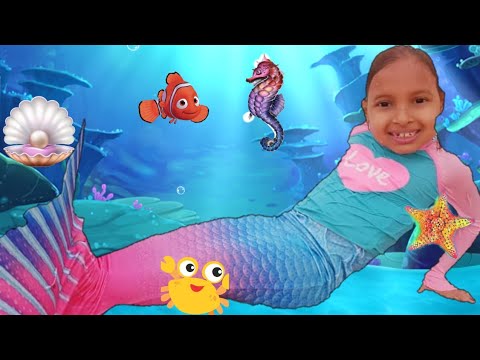 Virei uma Sereia Aquática - Gatinha das Artes
