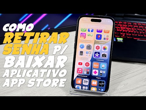 Como RETIRAR SENHA para BAIXAR APLICATIVO na APP STORE do IPHONE