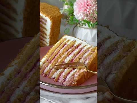 Ленивый медовик 🍯😍🔥 fast honey cake