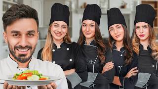 أخر شخص يخرج من المطبخ يفوز مع اليوتيوبرز 👩‍🍳🍔