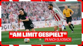 "Wir haben am Limit gespielt" - Pressekonferenz nach Gladbach | 1. FC Köln - BMG 3:3