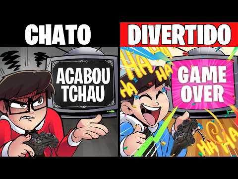 TELAS de GAME OVER mais DIVERTIDAS do que o FINAL do JOGO