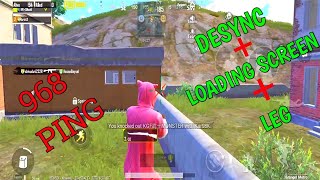 968 Ping How To Play?? 😕 || Pubg Mobile