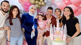 عيد ميلاد ميرا 🎉!! ( ادم دمر كيكة الميلاد )😱