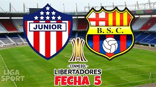 Junior VS Barcelona SC fecha 5 copa libertadores 2020