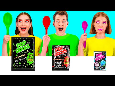 Big, Medium and Small Plate Challenge | Funny Food War by Fun Challenge