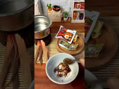 Indomie Goreng Mini, Masak Masakan Mini Mie Instan