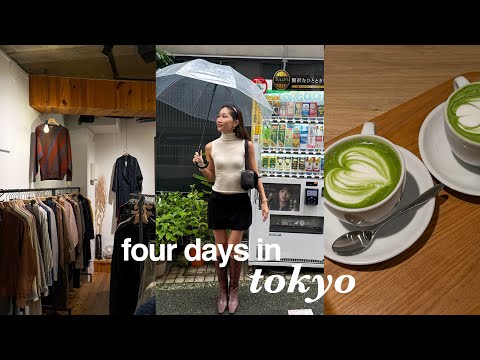 FOUR DAYS IN TOKYO | cafe hopping, food, and vintage shopping!