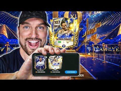 CHOQUÉ! RONALDINHO 107 TOTY dans ce pack opening FC Mobile 25