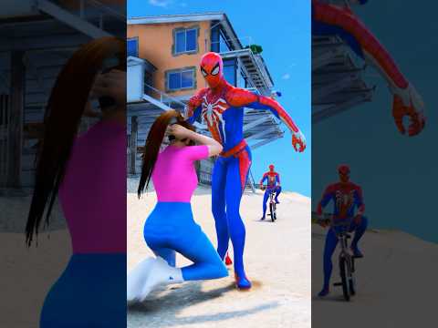 Kak Ros Diculik Spiderman Palsu Akhirnya...???!! #shorts #gta5 #upinipin #viral