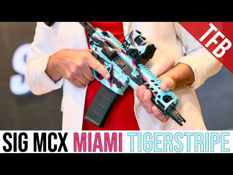 Miami Heat: Sig MCX LT in Limited-Edition Tigerstripe from the Sig Shorts Program