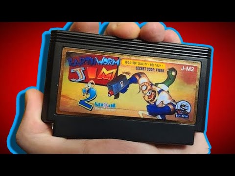 Asi era el PORT PIRATA de Earthworm Jim 2 para LA NES.