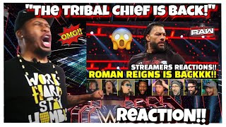 Reacting to Roman Reigns' Epic Return on WWE Monday Night Raw!