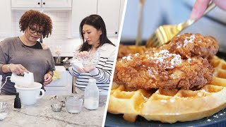 Inside News4's Tracee Wilkins' kitchen: how to make fried chicken and waffles for the holidays