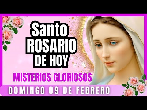 🌹SANTO ROSARIO corto 🌹 Domingo 9 de Febrero . MISTERIOS GLORIOSOS #oraciones #santorosario #dios