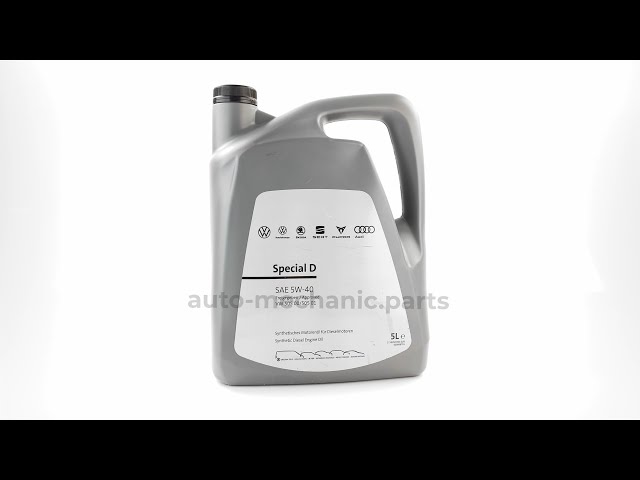 Моторное масло VAG Special D 5W-40, 5 литров, видео - интернет-магазин Auto-Mechanic