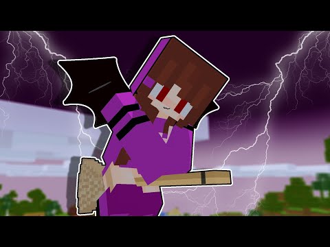 Maizen :  JJ Sister became a witch.　Halloween 🎃 - Minecraft Parody Animation Mikey and JJ