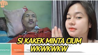 PRANK OME TV NGAKAK, SIKAKEK MINTA DI CIUM WKWKWK