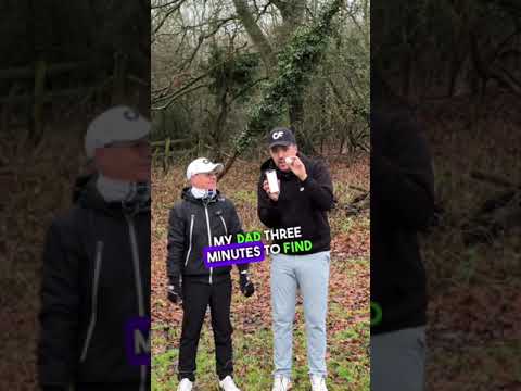 APPLE AIRTAG INSIDE A GOLF BALL | CAN DAD FIND IT??