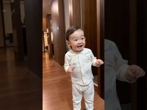 5일만에 아빠를 본 아기  #16개월아기