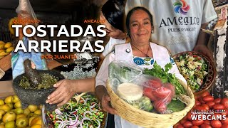 Cocineras tradicionales de Querétaro con Juanita | Tostadas Arrieras