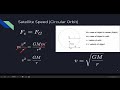 Satellite Motion and Orbital Mechanics